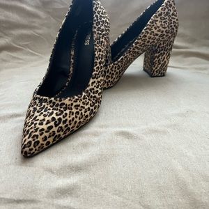 Express Calf Hair Block Heel - Size: 7 *New*